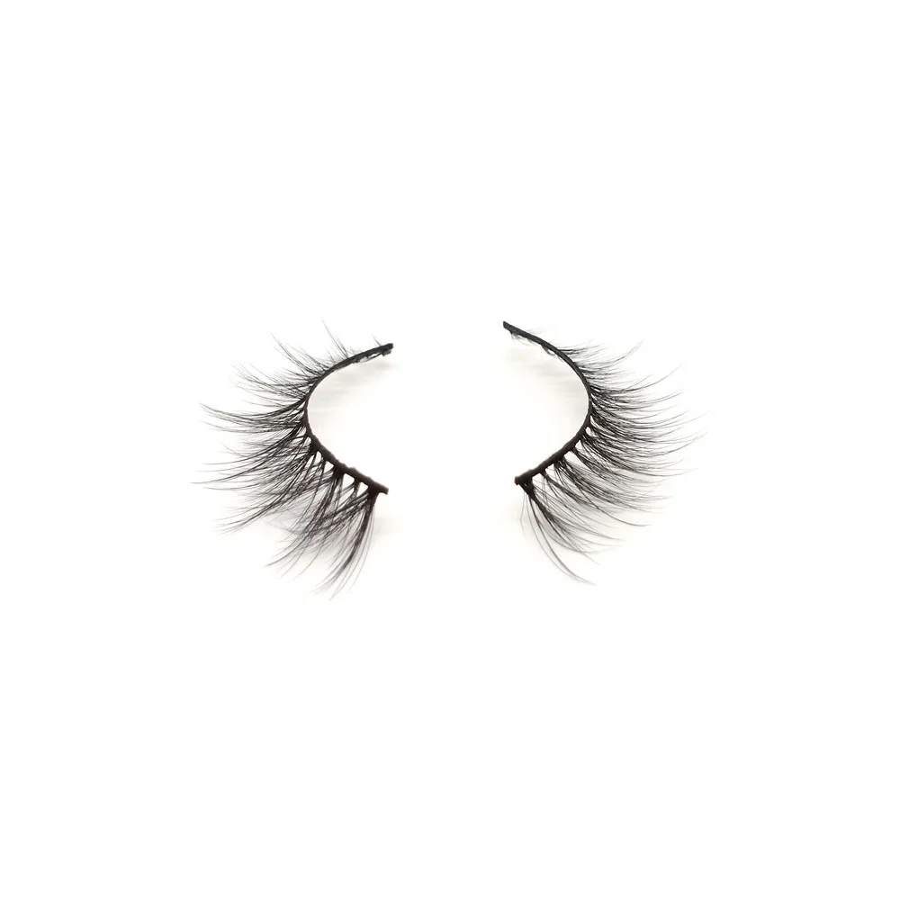 wholesale human hair strip eyelash private label silk lashes synthetic eyelashes, Black 
wholesale human hair strip eyelash private label silk lashes synthetic eyelashes, Black