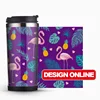 Paper Insert Double Wall Advertise Cartoon Thermal Coffee Mug Hello Kitty 16oz Custom DIY Thermal Logo Coffee Mug