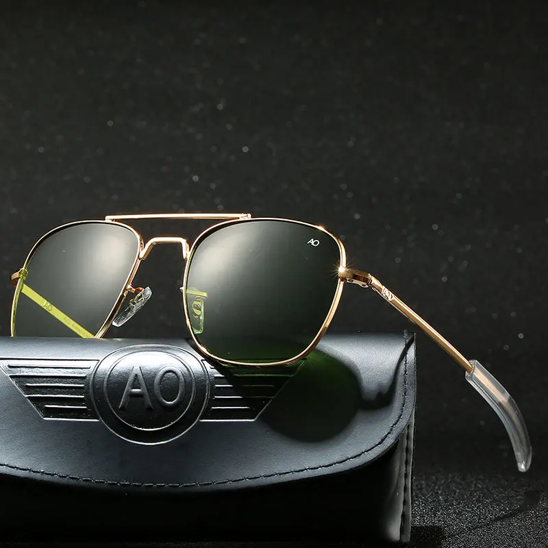 New Style Square Sunglasses Mens Metal Square Driving American Army Military Brand Designer AO Sunglasses, 8colors
New Style Square Sunglasses Mens Metal Square Driving American Army Military Brand Designer AO Sunglasses, 8colors