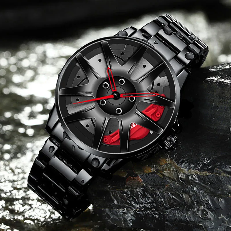WJ-10532 Trendy New Gun Black Plated Mystery Car Design Wheel Men Wristwatch Luxury Quality Fashion Sport Wheel Quartz Men Watch, Mix
WJ-10532 Trendy New Gun Black Plated Mystery Car Design Wheel Men Wristwatch Luxury Quality Fashion Sport Wheel Quartz Men Watch, Mix