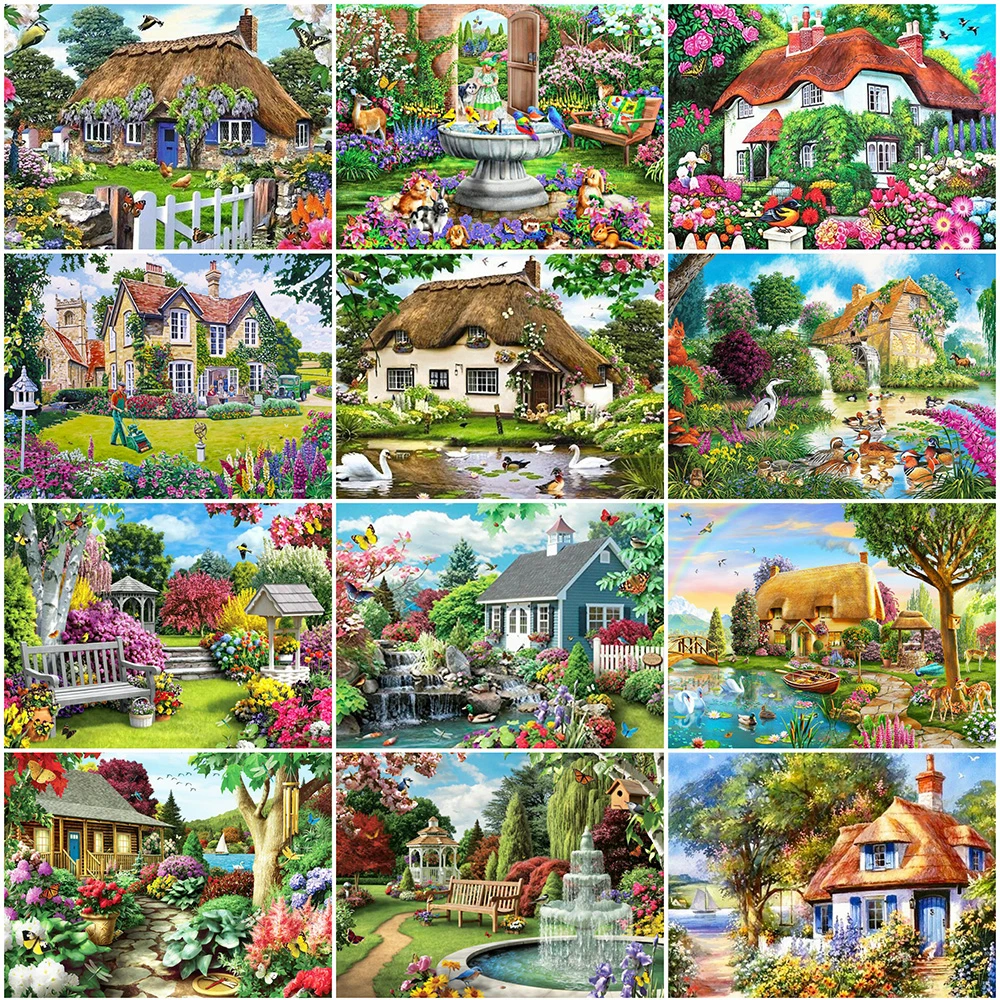 Landscape Painting 5D Diamond Painting Kits Garden Wholesale DIY Rhinestone Embroidery Cross Stitch Mosaic For Home Decor
Landscape Painting 5D Diamond Painting Kits Garden Wholesale DIY Rhinestone Embroidery Cross Stitch Mosaic For Home Decor