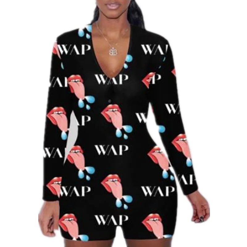 wholesale fall women designer print onesie holiday long sleeve sexy wap onesis for women
wholesale fall women designer print onesie holiday long sleeve sexy wap onesis for women