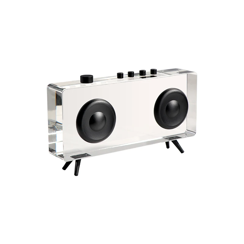 Modern light luxury transparent radio recorder acrylic ornaments desktop decorations
Modern light luxury transparent radio recorder acrylic ornaments desktop decorations