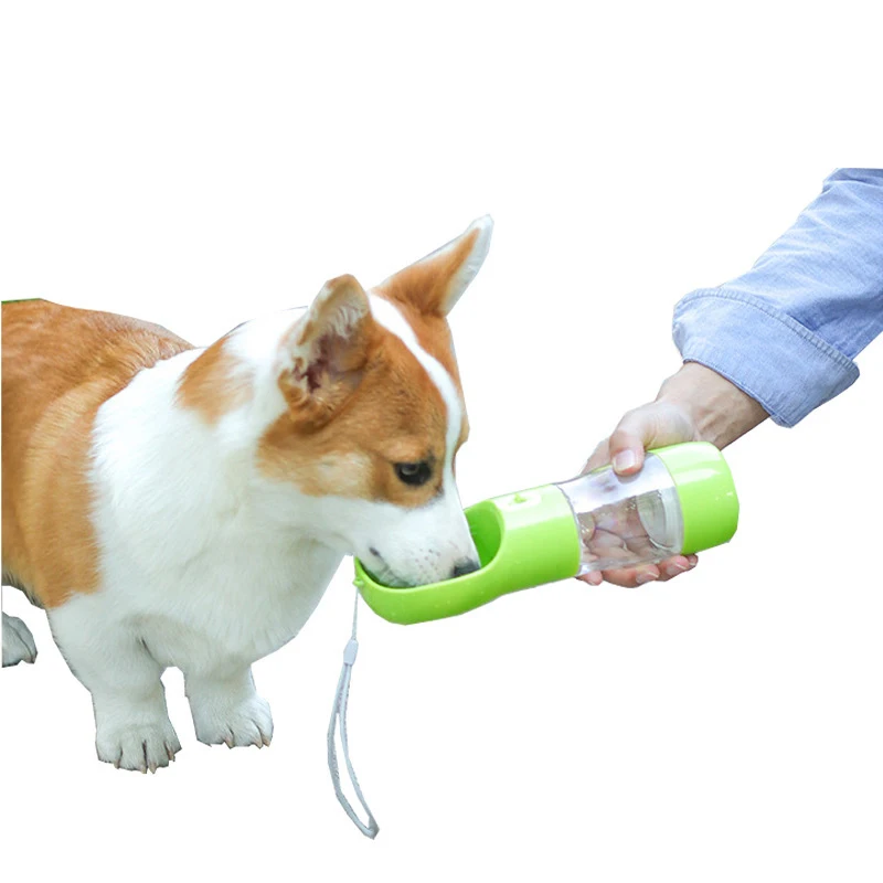 Universal Pet Water Bottle Portable Dog Travel Water Dispenser with Drinking Food Bowl, Pink,blue,green,grey
Universal Pet Water Bottle Portable Dog Travel Water Dispenser with Drinking Food Bowl, Pink,blue,green,grey