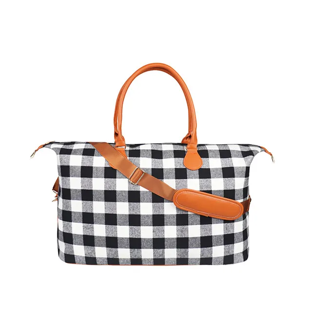Attractive Style Buffalo Plaid Travelling Bag High Quality And Low Price Weekender Tote Bag Wholesale, Blck,red
Attractive Style Buffalo Plaid Travelling Bag High Quality And Low Price Weekender Tote Bag Wholesale, Blck,red