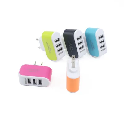 Car mini EU US plug Universal micro usb 3 ports android mobile phone wall charger for iphone 6 7 8 plus X Xr 11 pro max, Black ,blue , orange, green,pink
Car mini EU US plug Universal micro usb 3 ports android mobile phone wall charger for iphone 6 7 8 plus X Xr 11 pro max, Black ,blue , orange, green,pink