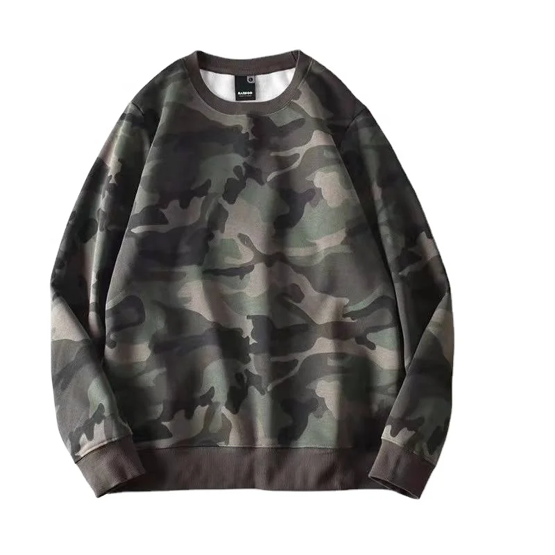 Men's round neck camouflage design sweater retro fashion casual loose pullover wholesale custom men's sweater sweatshirt
Men's round neck camouflage design sweater retro fashion casual loose pullover wholesale custom men's sweater sweatshirt