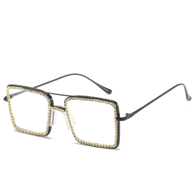 2021 Fashion Women Clear Lens Square Oversized Sunglasses Rhinestone Flat Light Eyeglasses
2021 Fashion Women Clear Lens Square Oversized Sunglasses Rhinestone Flat Light Eyeglasses
