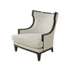 Modern Furniture Wooden Leg High Back Accent Lounge Chair