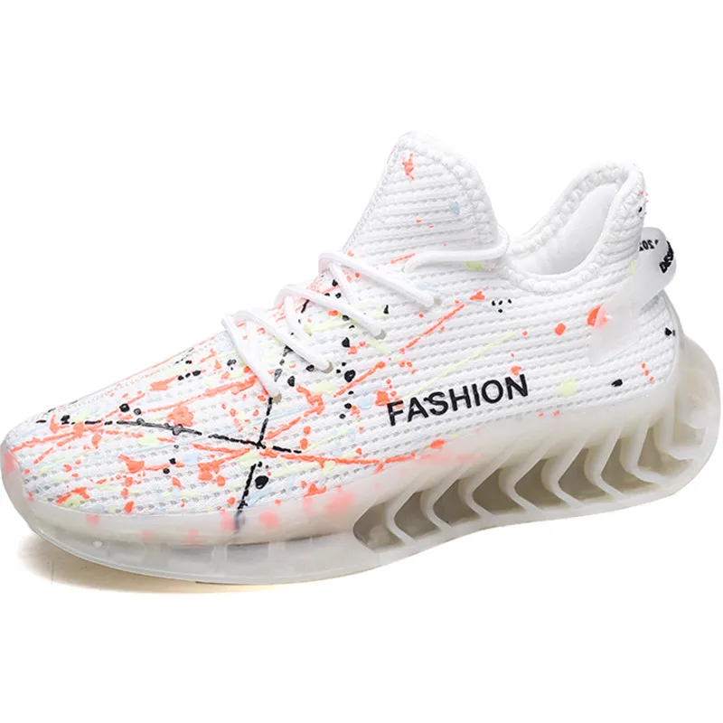 New Men Cushioning Running Shoes Breathable Blade Sneakers High Quality Male No-slip Comfortable White Jogging Shoes
New Men Cushioning Running Shoes Breathable Blade Sneakers High Quality Male No-slip Comfortable White Jogging Shoes