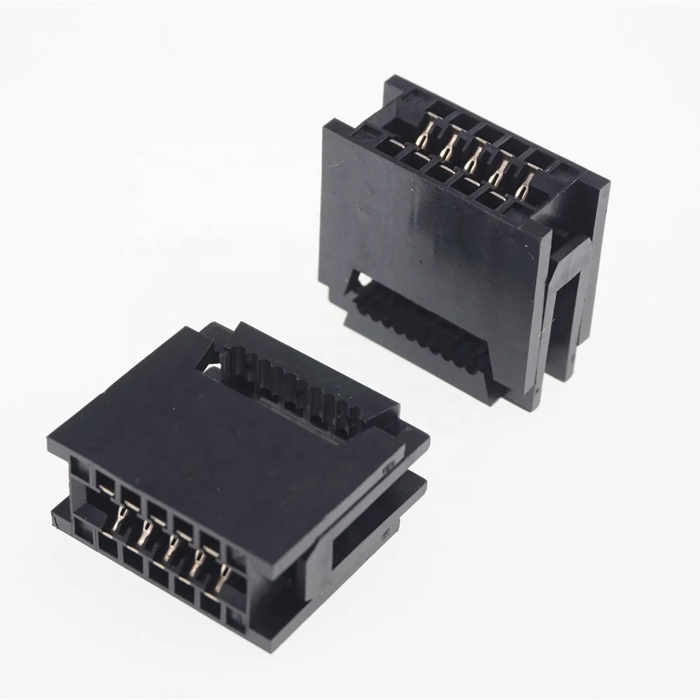 IDC Type Card Edge Slot 2.54 mm Pitch 10 Position Socket 1.27 mm Ribbon Cable Connector Board Gold finger Receptacle HIF5D
IDC Type Card Edge Slot 2.54 mm Pitch 10 Position Socket 1.27 mm Ribbon Cable Connector Board Gold finger Receptacle HIF5D