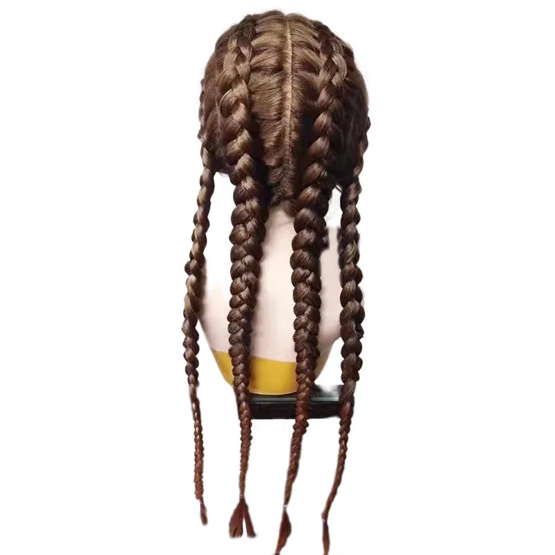 Wholesale hot sale new braided long 1BT613 color four-strand braid four plat synthetic wig, T27/1b/613
Wholesale hot sale new braided long 1BT613 color four-strand braid four plat synthetic wig, T27/1b/613