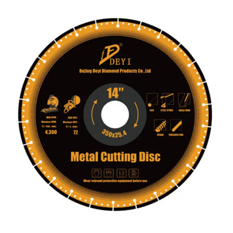 Tacar 14 Inch One-for-All Emergency Vacuum Brazed Circular Diamond Cutting Disc for Metal Stone Pipe Wall
Tacar 14 Inch One-for-All Emergency Vacuum Brazed Circular Diamond Cutting Disc for Metal Stone Pipe Wall