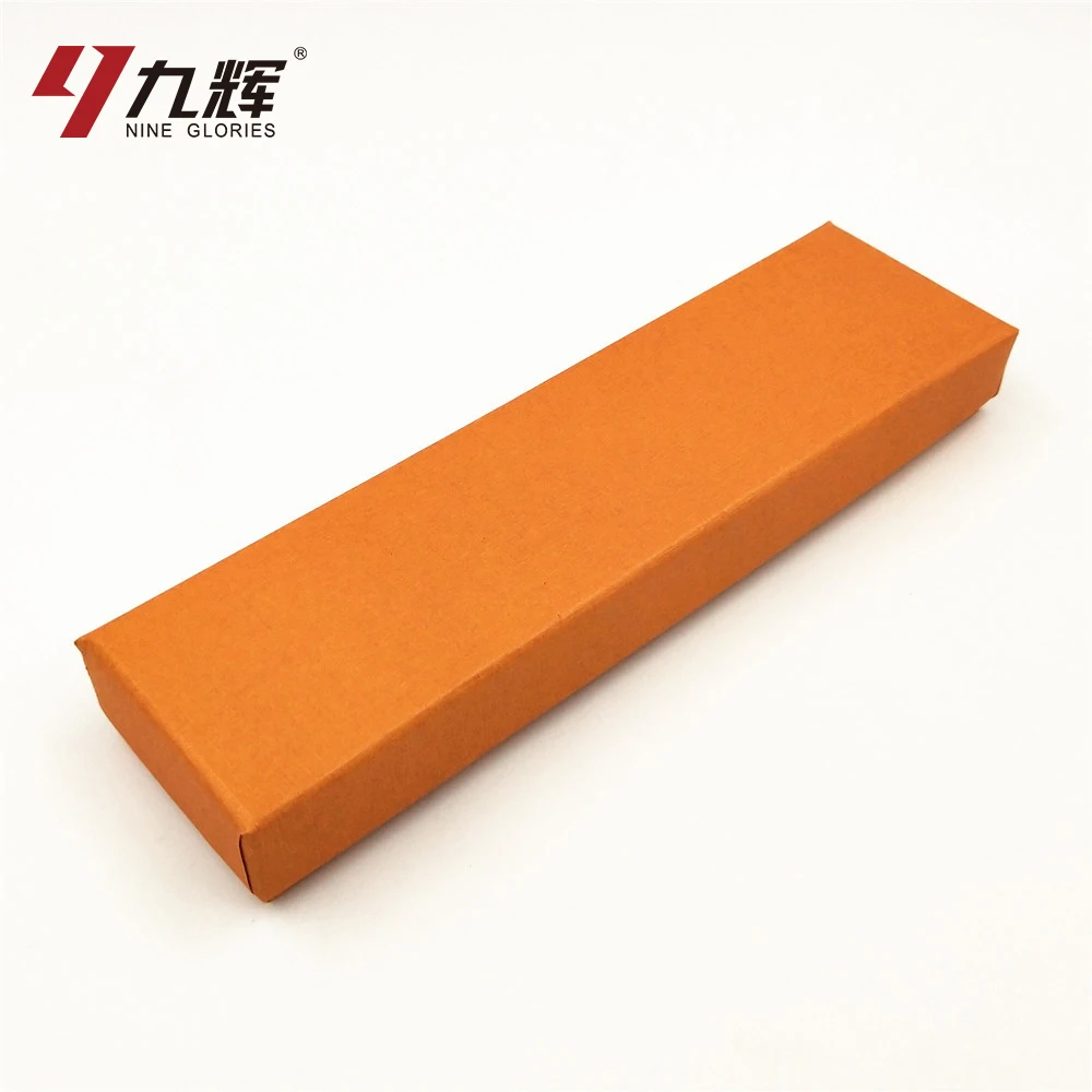 orange rectangle gift packaging boxes for pen