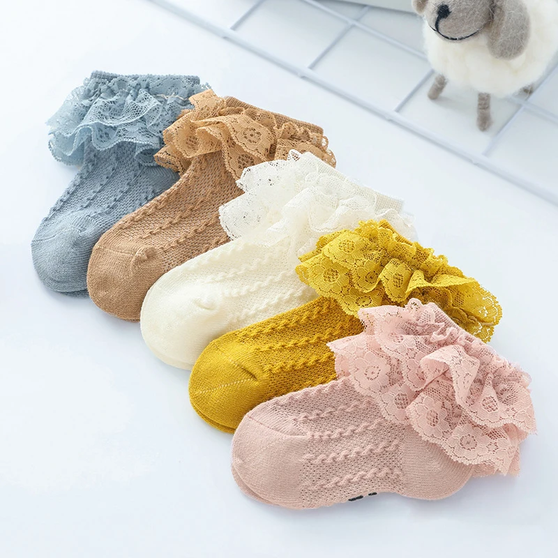 Children Accessories 0-12 year old Nice Kid Toddlers Girls lovely Lace Design Short Cotton Socks Child Fancy Ruffle Lace Socks
Children Accessories 0-12 year old Nice Kid Toddlers Girls lovely Lace Design Short Cotton Socks Child Fancy Ruffle Lace Socks