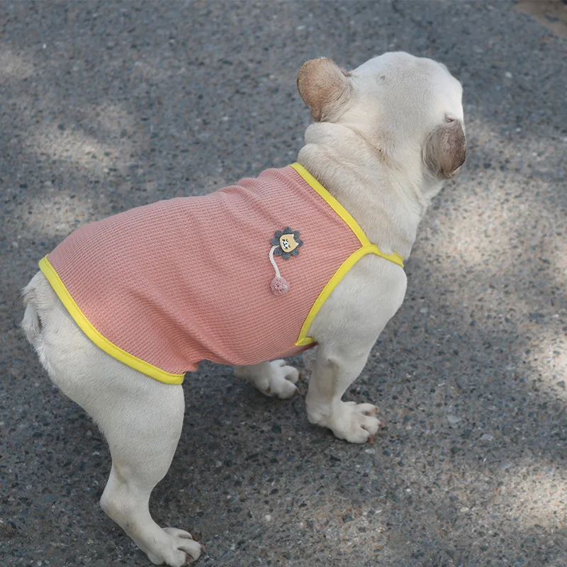 Hot selling popular breathable summer dog sleeveless t-shirt pet vest and comfortable dog clothes
Hot selling popular breathable summer dog sleeveless t-shirt pet vest and comfortable dog clothes