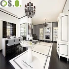 New style perfume shop counter design with perfume display cabinet