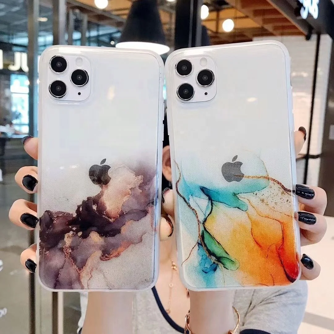 Watercolor Painting Marble Phone Case For Iphone 12 11 Pro Max X XR Xs Mini 7 8 Plus Clear Soft Shockproof Cover Coque Funda
Watercolor Painting Marble Phone Case For Iphone 12 11 Pro Max X XR Xs Mini 7 8 Plus Clear Soft Shockproof Cover Coque Funda