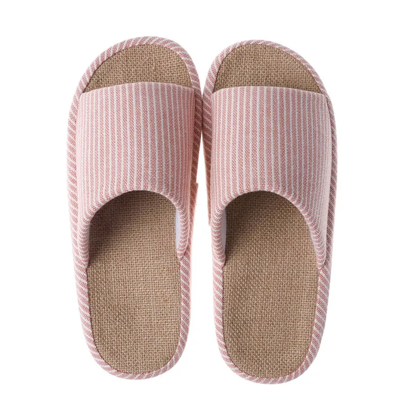 New Fashion Unisex Stripe Linen Indoor Flooring Slip-proof Home Summer Slipper, 5 colors
New Fashion Unisex Stripe Linen Indoor Flooring Slip-proof Home Summer Slipper, 5 colors