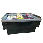 Commercial seafood fast food storage display cooler Refrigerator Cabinet freezer for sale