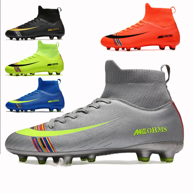 Large size high top short nails football shoes men's TF broken nails indoor flat students AG spikes competition training shoes
Large size high top short nails football shoes men's TF broken nails indoor flat students AG spikes competition training shoes