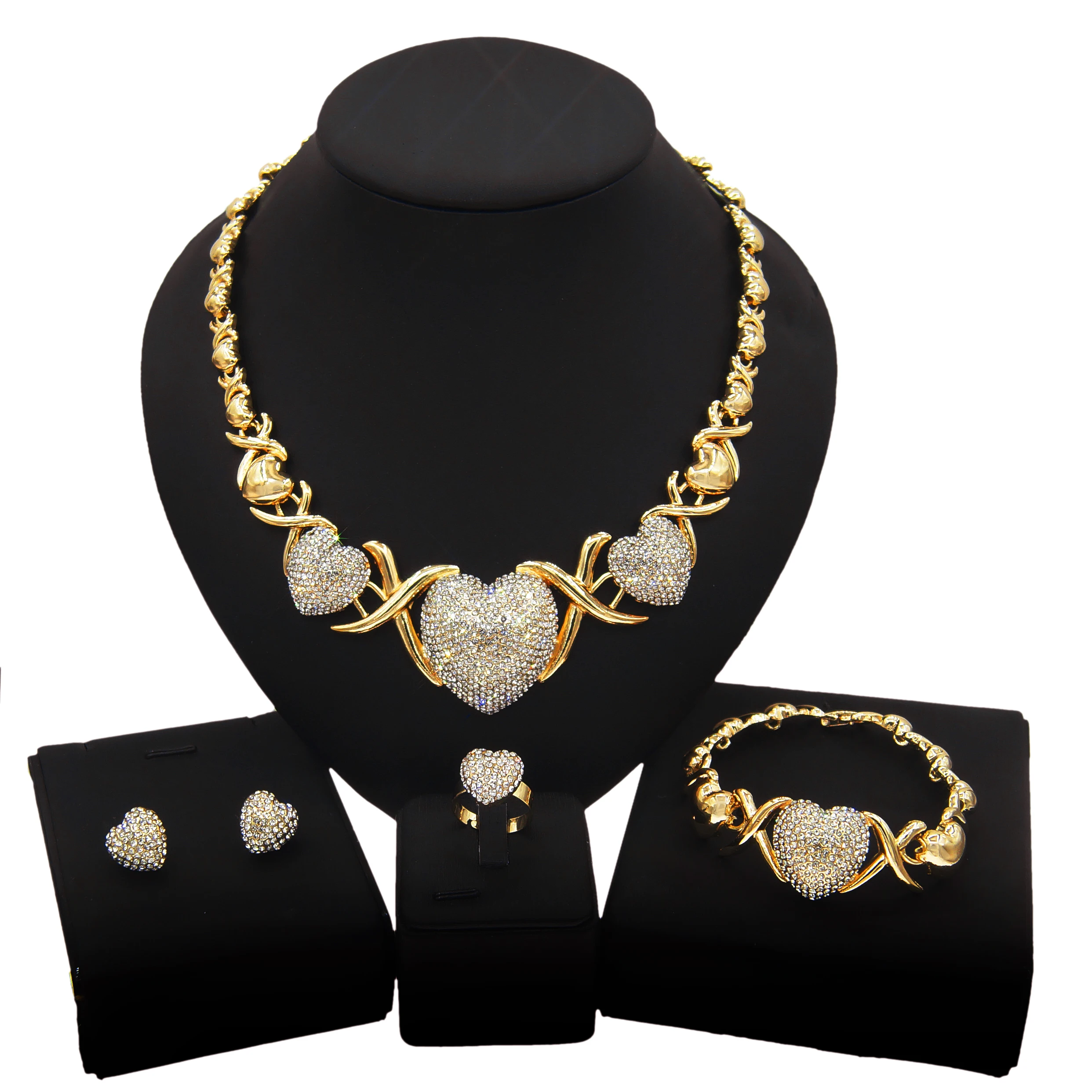 Yulaili Big I Love You Big Heart Hug and Kiss Fashion Jewelry Sets Hot Sale High-end Crystal Diamond Pretty Jewelry Set C0001
Yulaili Big I Love You Big Heart Hug and Kiss Fashion Jewelry Sets Hot Sale High-end Crystal Diamond Pretty Jewelry Set C0001