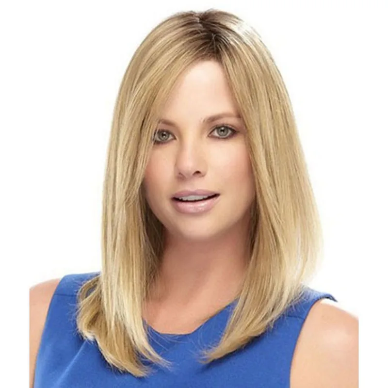 Hot Bob Blond Brazilian Medium Long Wig Side Part Blend Color Wig Brazilian Cuticle Aligned Hair Wig, Grey
Hot Bob Blond Brazilian Medium Long Wig Side Part Blend Color Wig Brazilian Cuticle Aligned Hair Wig, Grey