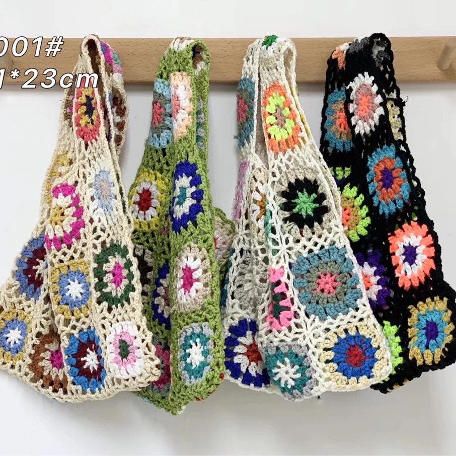 Bohemia Custom Boho Handmade Women Fashion Beach Tote Cotton Hand Knit Crochet Handbag, Customized color
Bohemia Custom Boho Handmade Women Fashion Beach Tote Cotton Hand Knit Crochet Handbag, Customized color