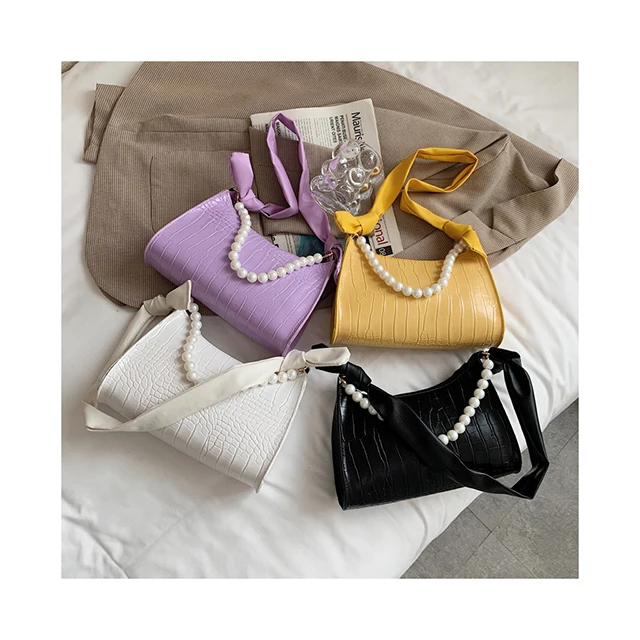 New Arrivals Women's Pearl Chain Crossbody Bag Knot Strap Style Single-Shoulder Handbags Luxury Tote/, As pitcure
New Arrivals Women's Pearl Chain Crossbody Bag Knot Strap Style Single-Shoulder Handbags Luxury Tote/, As pitcure