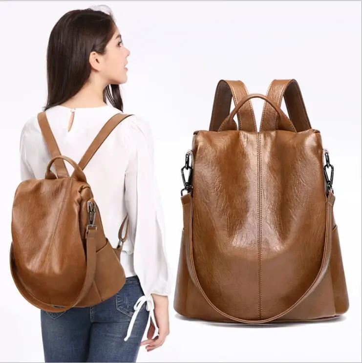 Wholesale Fancy High Quality Backpack Women Genuine Leather Backpacks, Customized color
Wholesale Fancy High Quality Backpack Women Genuine Leather Backpacks, Customized color