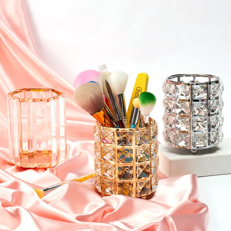 Professional Nail Art Storage Brush Holder Nordic Crystal Pen Holder Tools Nail Storage Box, As picture
Professional Nail Art Storage Brush Holder Nordic Crystal Pen Holder Tools Nail Storage Box, As picture