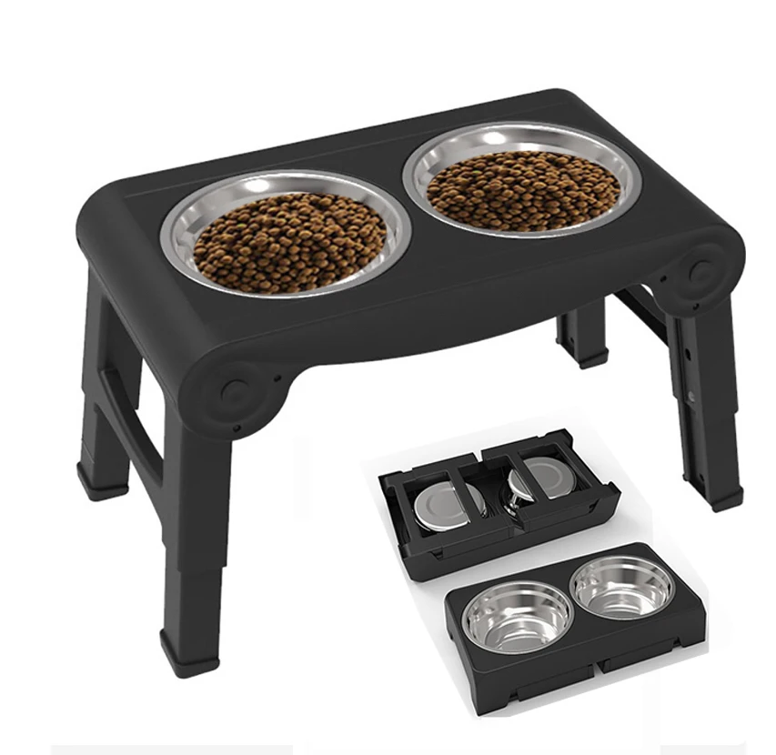 ZMaker Elevated Food Bowl For Animals Stainless Steel Bowl Adjustable Heights Double Raised Pet Bowl, Customized color
ZMaker Elevated Food Bowl For Animals Stainless Steel Bowl Adjustable Heights Double Raised Pet Bowl, Customized color