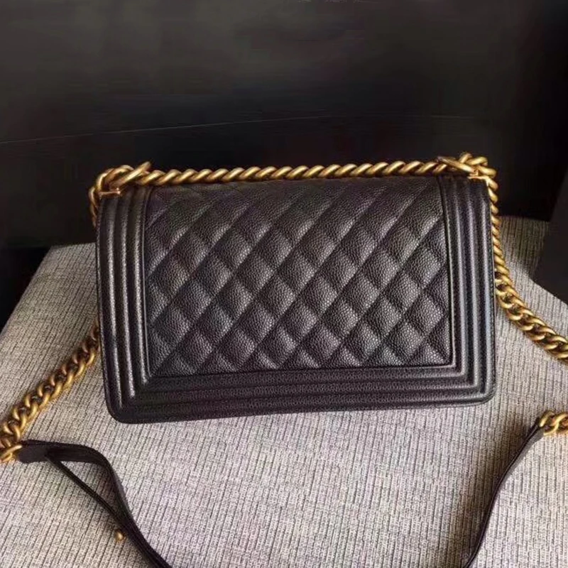 High Quality Bag Women Real Leather Caviar Lambskin Bags Luxury Brand Designer Handbags Fashion Crossbody Woman Bags
High Quality Bag Women Real Leather Caviar Lambskin Bags Luxury Brand Designer Handbags Fashion Crossbody Woman Bags