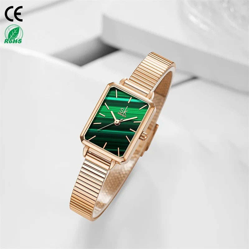 Shengke 2022 New Watch For Women Elegant Green Rectangle Ultra Thin Dial Reloj Mujer Precise Japanese Quartz Relogio Feminino
Shengke 2022 New Watch For Women Elegant Green Rectangle Ultra Thin Dial Reloj Mujer Precise Japanese Quartz Relogio Feminino