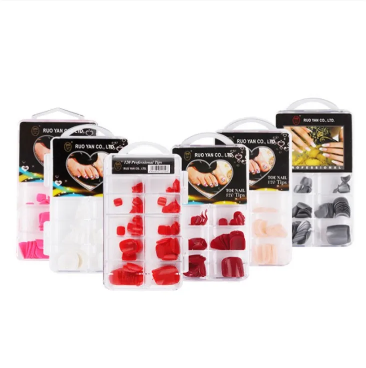 120 PCS False Toenails Full Cover Artificial French Toenail Acrylic Kit 10 Sizes with Box Salon Toe Art Nails
120 PCS False Toenails Full Cover Artificial French Toenail Acrylic Kit 10 Sizes with Box Salon Toe Art Nails