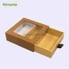 Gift Box Paper Packaging Flat Cardboard Custom Brown Luxury Packaging Paper Gift Box