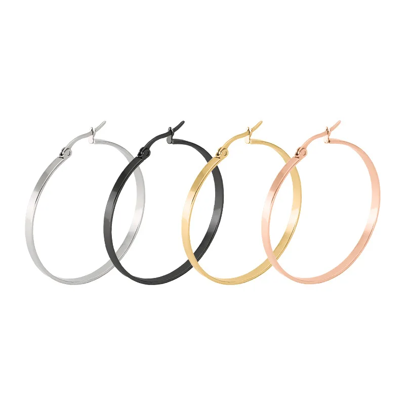 Factory High Quality Custom Fashion Gold-Plated Colorful Stainless Steel Hoop Earrings For Women
Factory High Quality Custom Fashion Gold-Plated Colorful Stainless Steel Hoop Earrings For Women