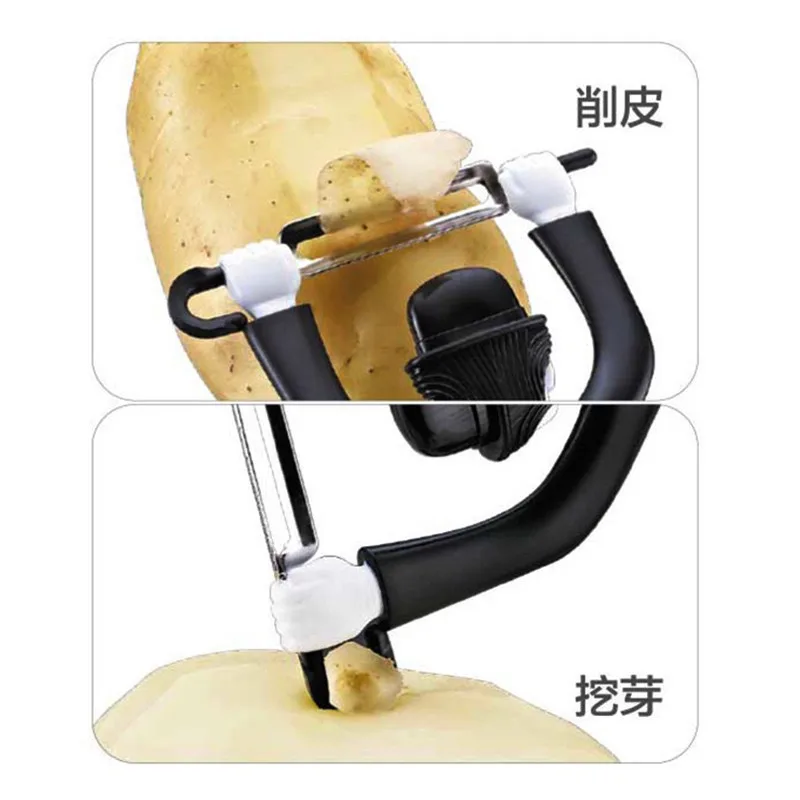 Plastic Characters Peeler Fruit Vegetable Potato Chaplin Cutter Knife Cooking Tools Kitchen Gadgets Accessories 1pc
Plastic Characters Peeler Fruit Vegetable Potato Chaplin Cutter Knife Cooking Tools Kitchen Gadgets Accessories 1pc