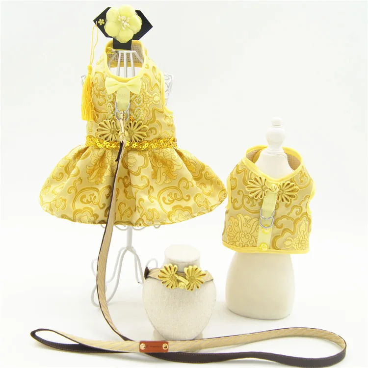 2021 New Dog Skirt Fashion Pet Clothes Breathable Dog Outing Clothes cute dog dress, Yellow
2021 New Dog Skirt Fashion Pet Clothes Breathable Dog Outing Clothes cute dog dress, Yellow