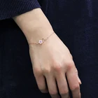 Shell Silver Bracelet Silver Hot Rose Gold Natural Pink Shell Amethyst Handmade Eustoma Flower Silver Bracelet