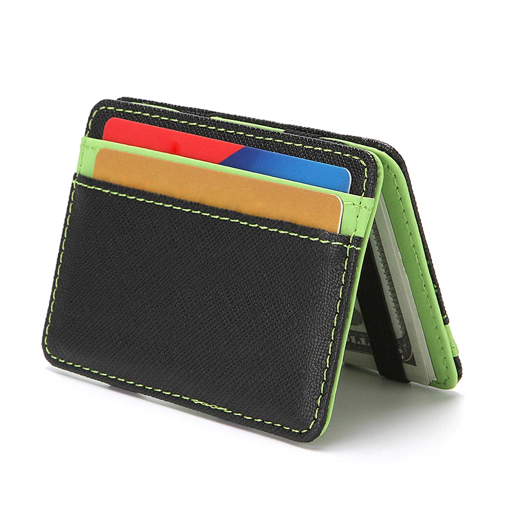 Hot Sale Creative Magic Flip Credit Card Holder Elastic Rubber Band Leather Wallets for Men & Ladies
Hot Sale Creative Magic Flip Credit Card Holder Elastic Rubber Band Leather Wallets for Men & Ladies