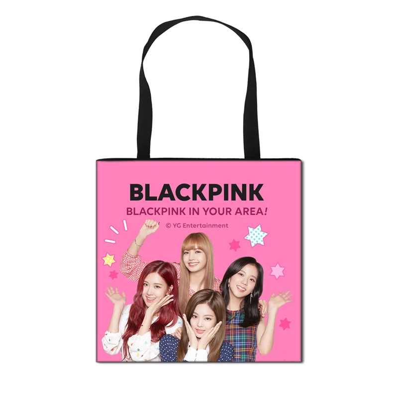 Black Pink Print Female Fashion Tote Bag Women Handbag Blackpink Large Capacity Shopping Bag Storage Bags Foldable Easy To Carry
Black Pink Print Female Fashion Tote Bag Women Handbag Blackpink Large Capacity Shopping Bag Storage Bags Foldable Easy To Carry