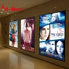 Marketing Products Advertising Light Boxes For Movie Led Poster Frame Ultra-thin Tempered Glass Illuminate Light Box