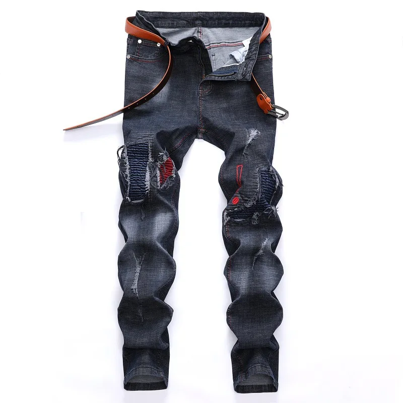 Hot men's jeans Comfort Stretch Vintage Slim Fit Straight jeans pant Hole Patchwork jeans for men
Hot men's jeans Comfort Stretch Vintage Slim Fit Straight jeans pant Hole Patchwork jeans for men
