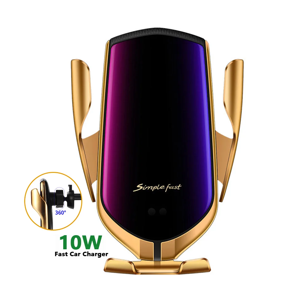 Free Shipping 1 Sample OK Universal Smart Sensor Auto Clamp Air Vent Car Mount R1 10W Fast Wireless Car Charger Phone Holder
Free Shipping 1 Sample OK Universal Smart Sensor Auto Clamp Air Vent Car Mount R1 10W Fast Wireless Car Charger Phone Holder