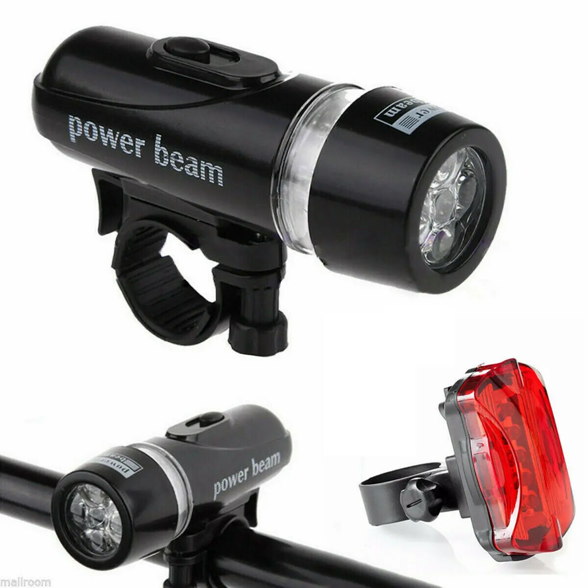 5 Led Bicycle Front Head light+Tail light Waterproof bike Lamp Flashlight Outdoor, Black
5 Led Bicycle Front Head light+Tail light Waterproof bike Lamp Flashlight Outdoor, Black