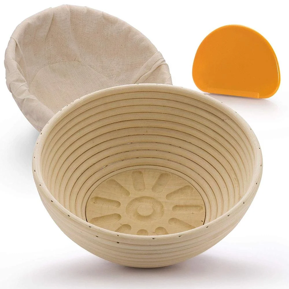 100% Benneton Banne-ton Handicraft Stocked Baking Inserts Natural Rattan Proving Fermentation Bread Proofing Basket with pattern
100% Benneton Banne-ton Handicraft Stocked Baking Inserts Natural Rattan Proving Fermentation Bread Proofing Basket with pattern