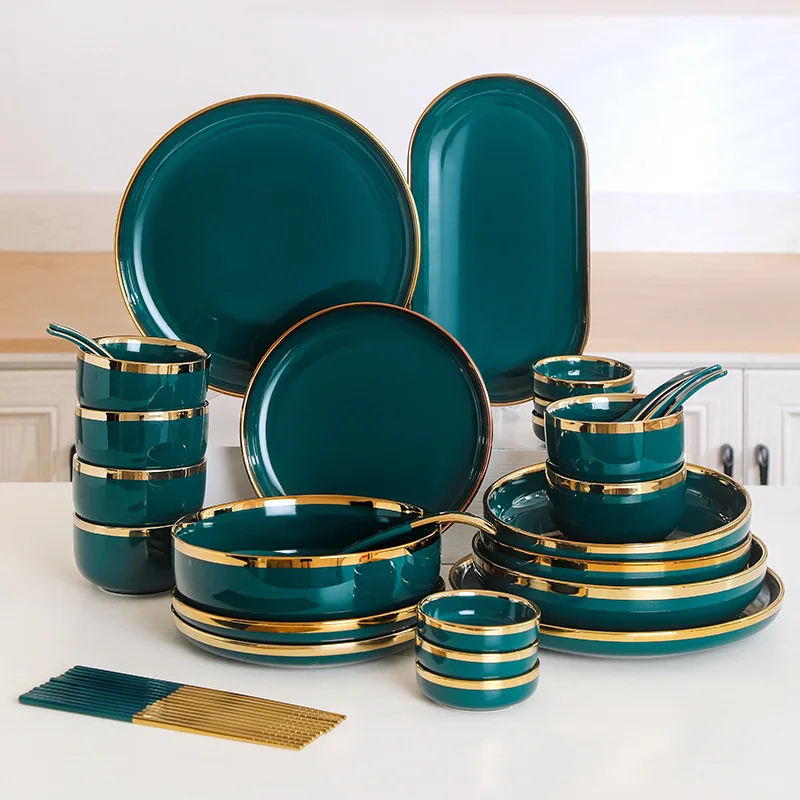 HY Nordic ceramic tableware set Ceramic household rice bowl dish fish dish household ceramic bowls chopsticks set Western dinner
HY Nordic ceramic tableware set Ceramic household rice bowl dish fish dish household ceramic bowls chopsticks set Western dinner