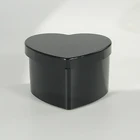 High Quality Exquisite Wholesale Heart Shape Custom Color Size Acrylic Cube Gift Flower Box with Lid