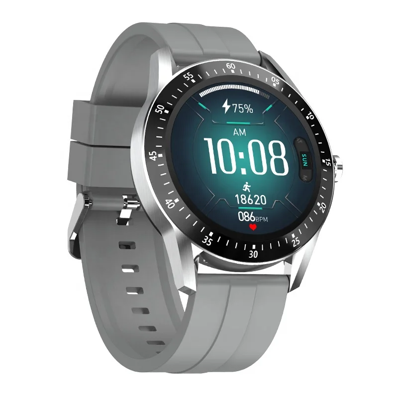 

Smart Watch Sport IP67 Waterproof pedometers Message Reminder Men Smart Watch, Black and silver